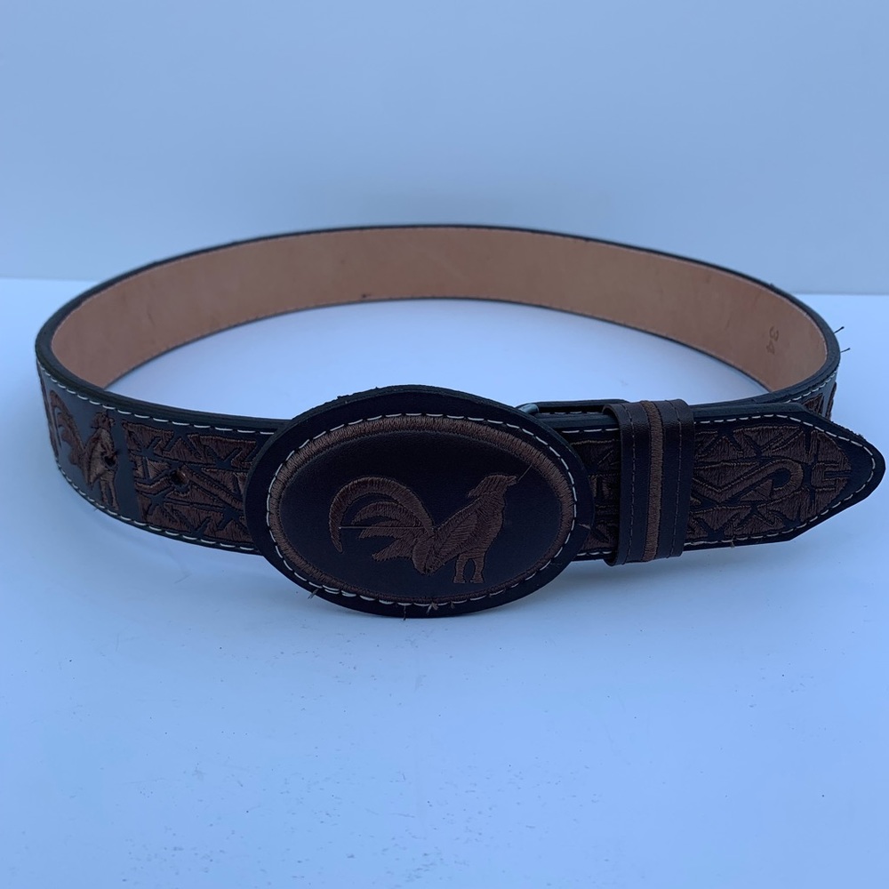 MEXICAN cinto charro piteado Hand-braided BELT
